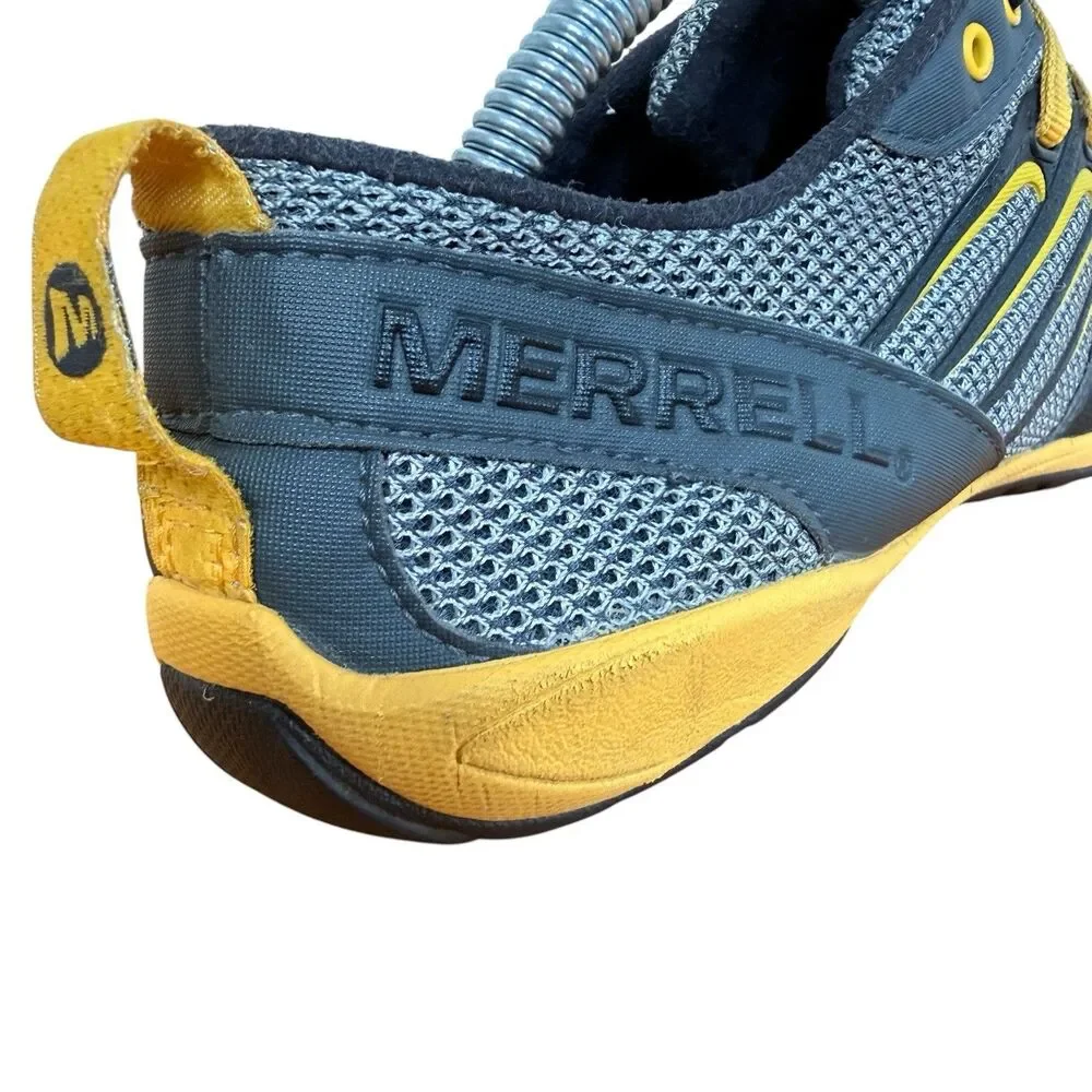 Merrell Trail Glove Men’s Size 9 Smoke Adventure Yellow Performance Barefoot